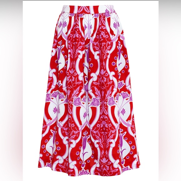 Beyond by Vera 1535 Anna Skirt Como Rouge - Picture 5 of 5